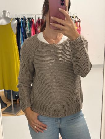 Marc O`Polo Pullover beige Gr. S/M Strickpullover locker